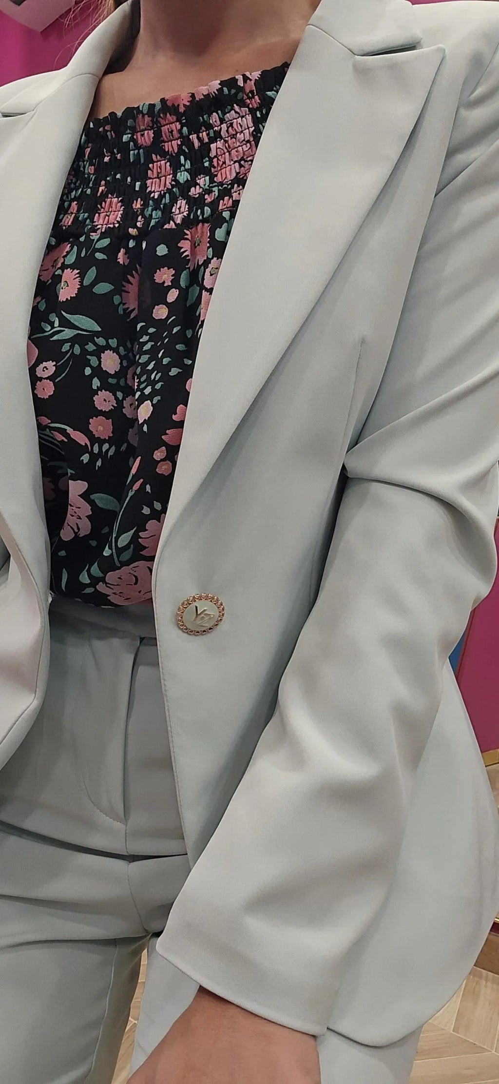 tailleur elegante salvia yeszee - Identity Look