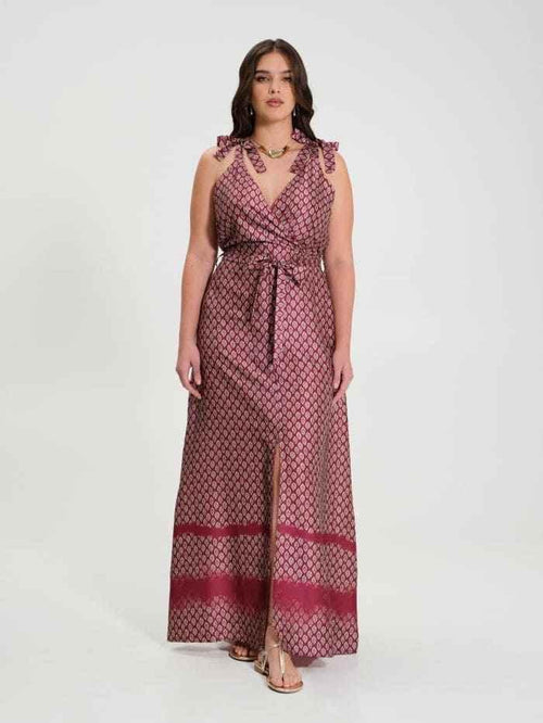 Elisa d'Ospina X Rinascimento Curvy | Abito Lungo Etnico - Identity Look