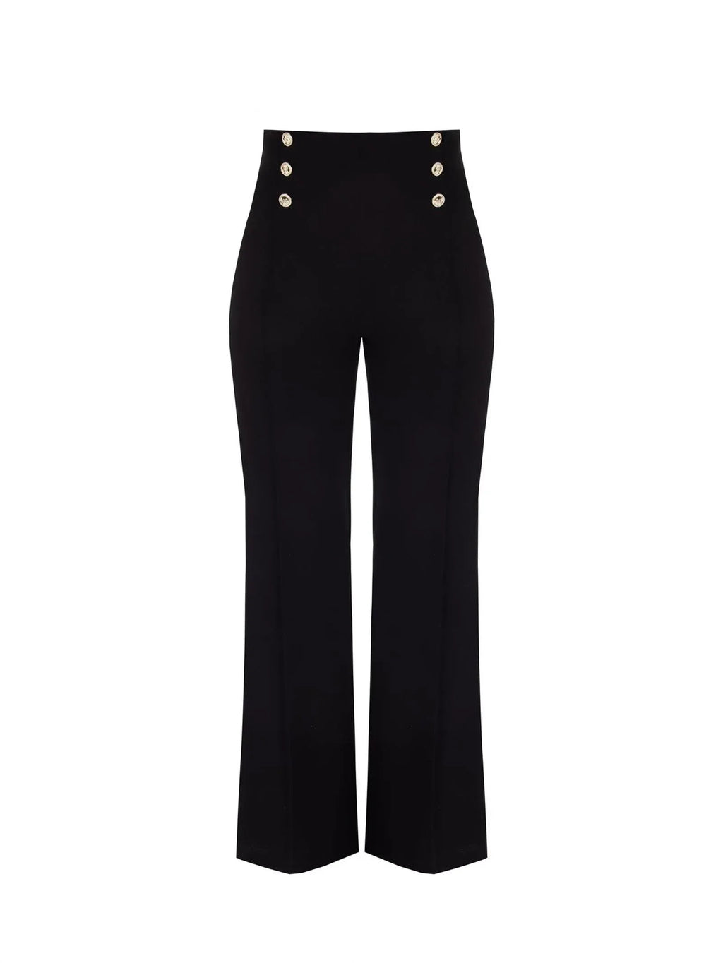 Pantaloni Curvy con Bottoni Dorati Rinascimento - Identity Look