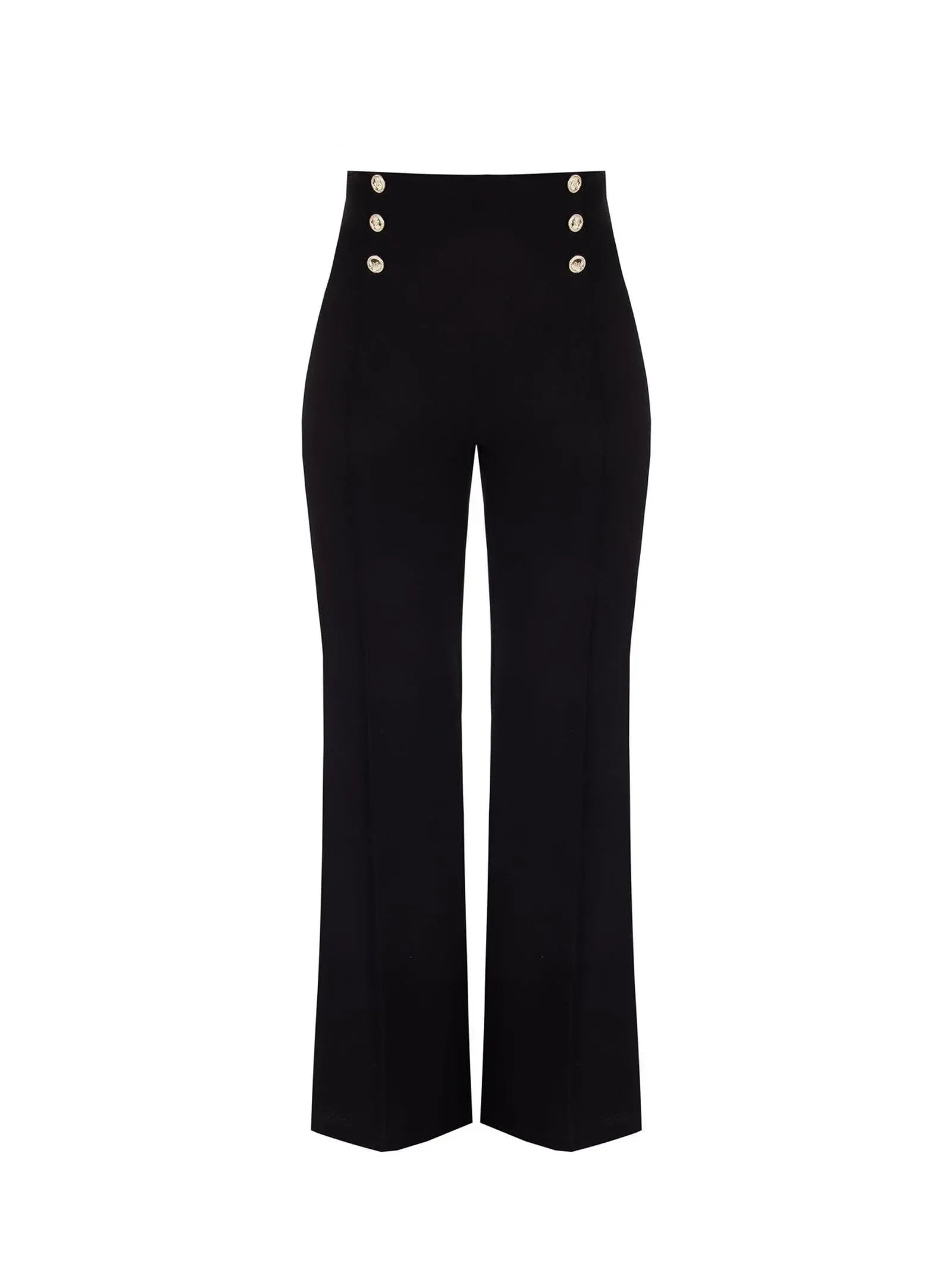 Pantaloni Curvy con Bottoni Dorati Rinascimento - Identity Look