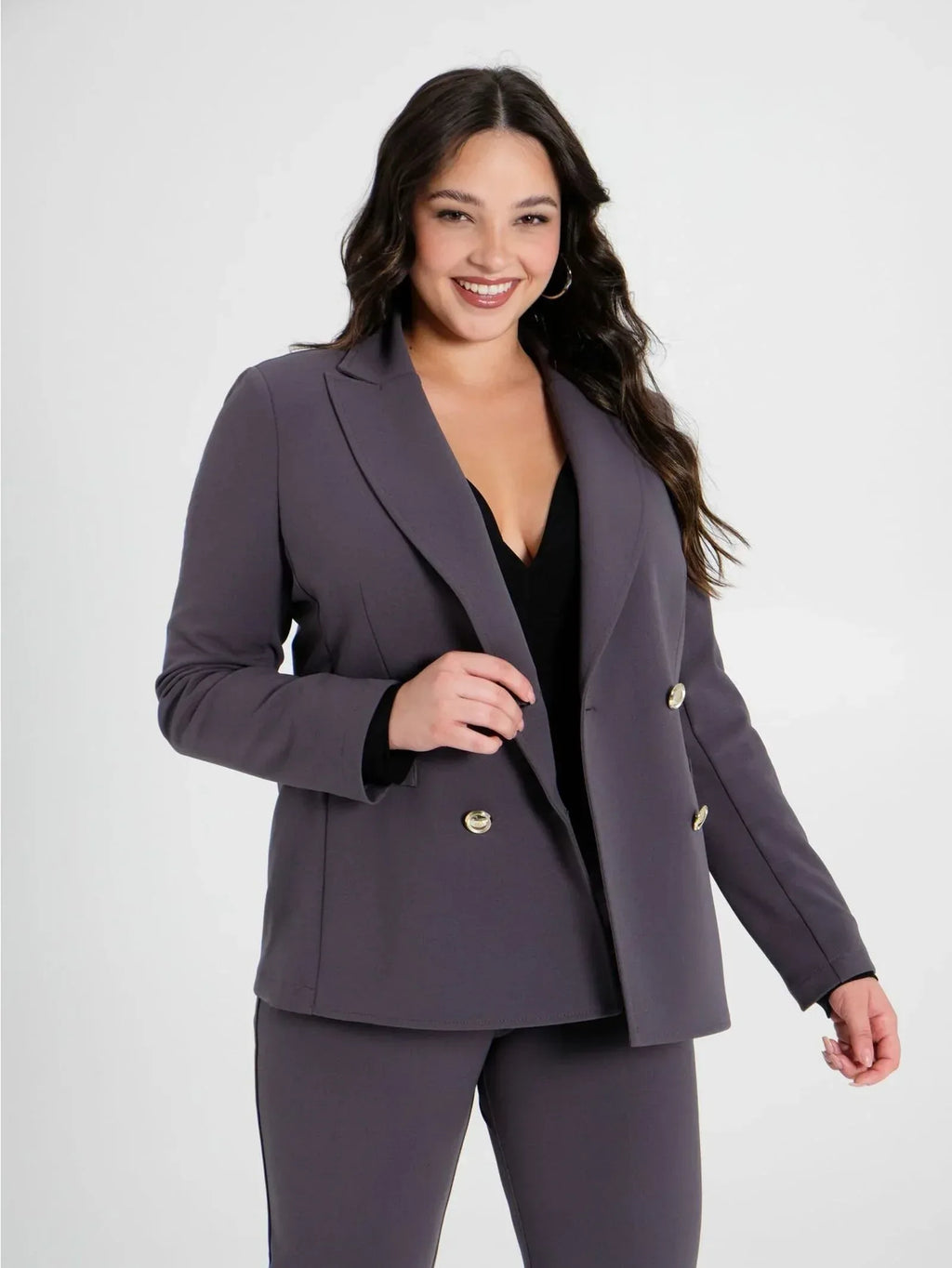 Rinascimento curvy tailleur elegante grigio - Identity Look