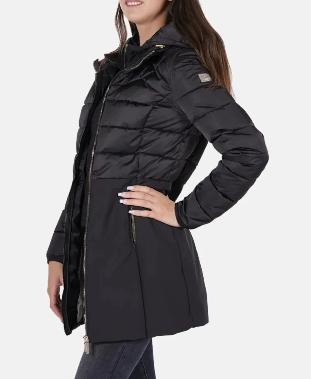 giubbino yeszee trapuntato con finto gilet rimovibile - Identity Look