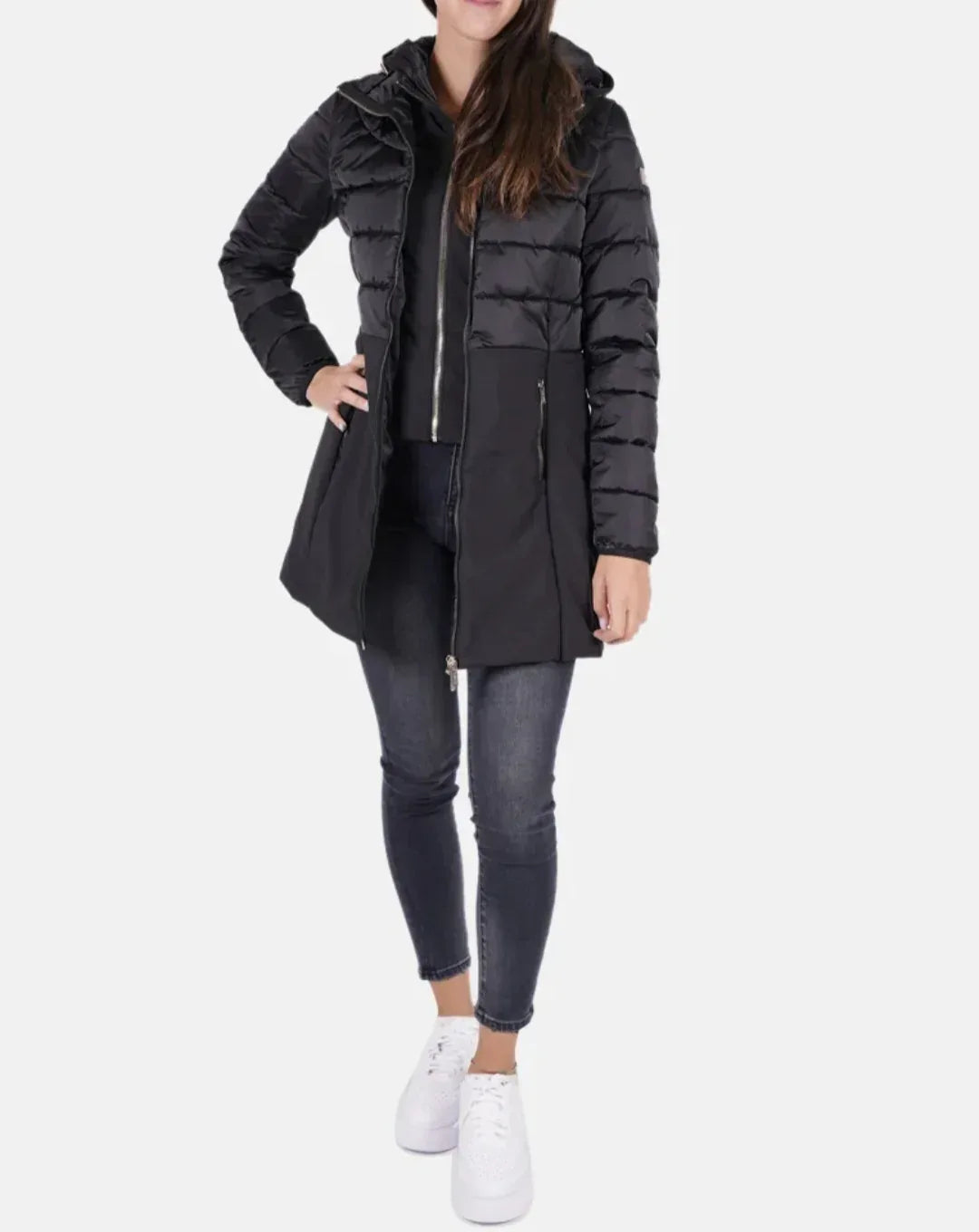 giubbino yeszee trapuntato con finto gilet rimovibile - Identity Look