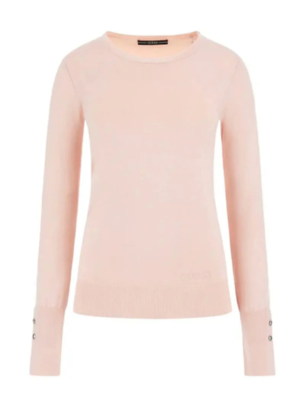 Maglioncino guess girocollo rosa - Identity Look