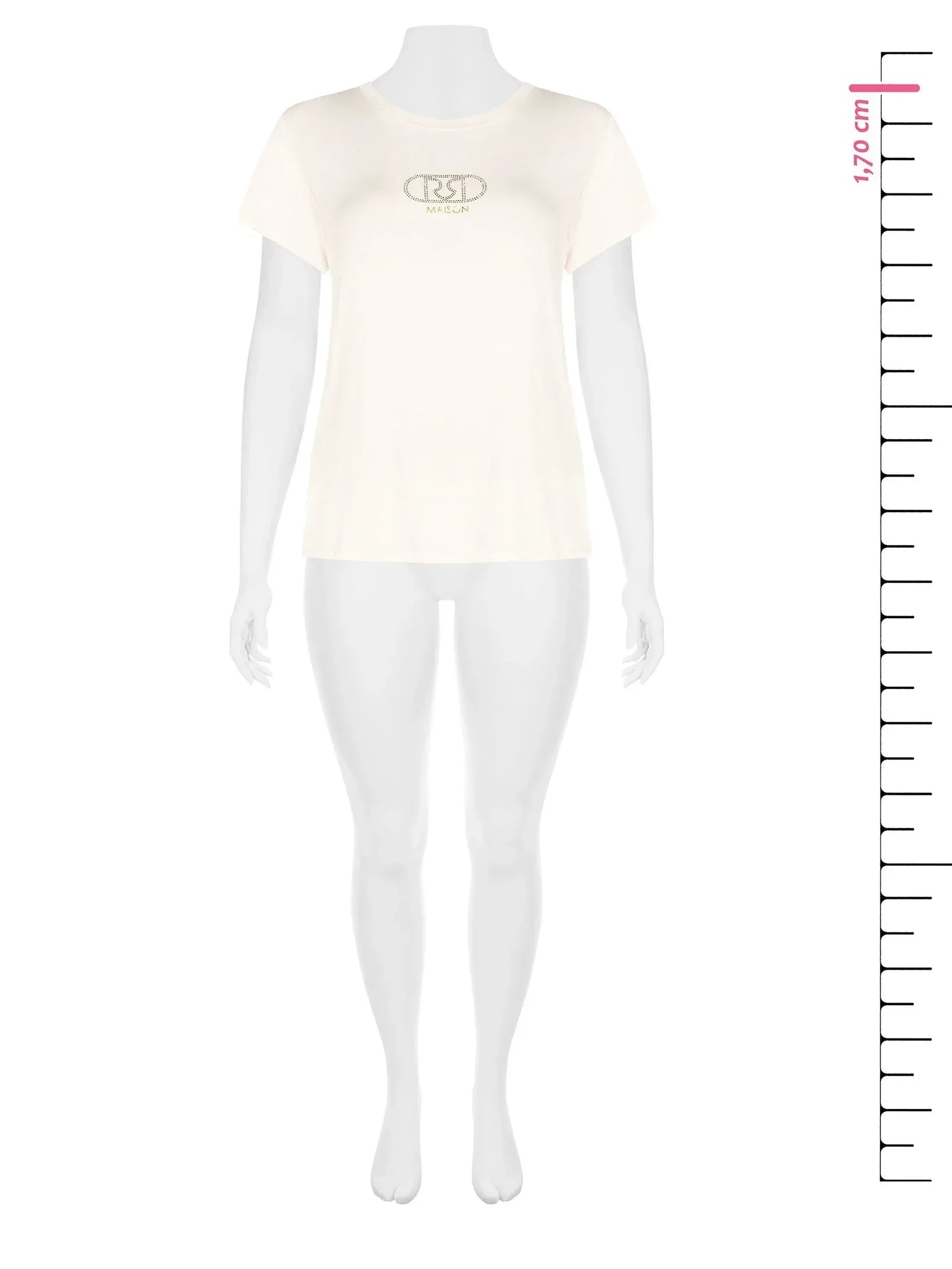 Rinascimento T-shirt curvy logo - Identity Look