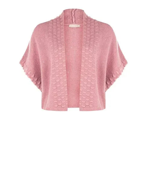 rinascimento curvy cardigan aperto con micropaille - Identity Look