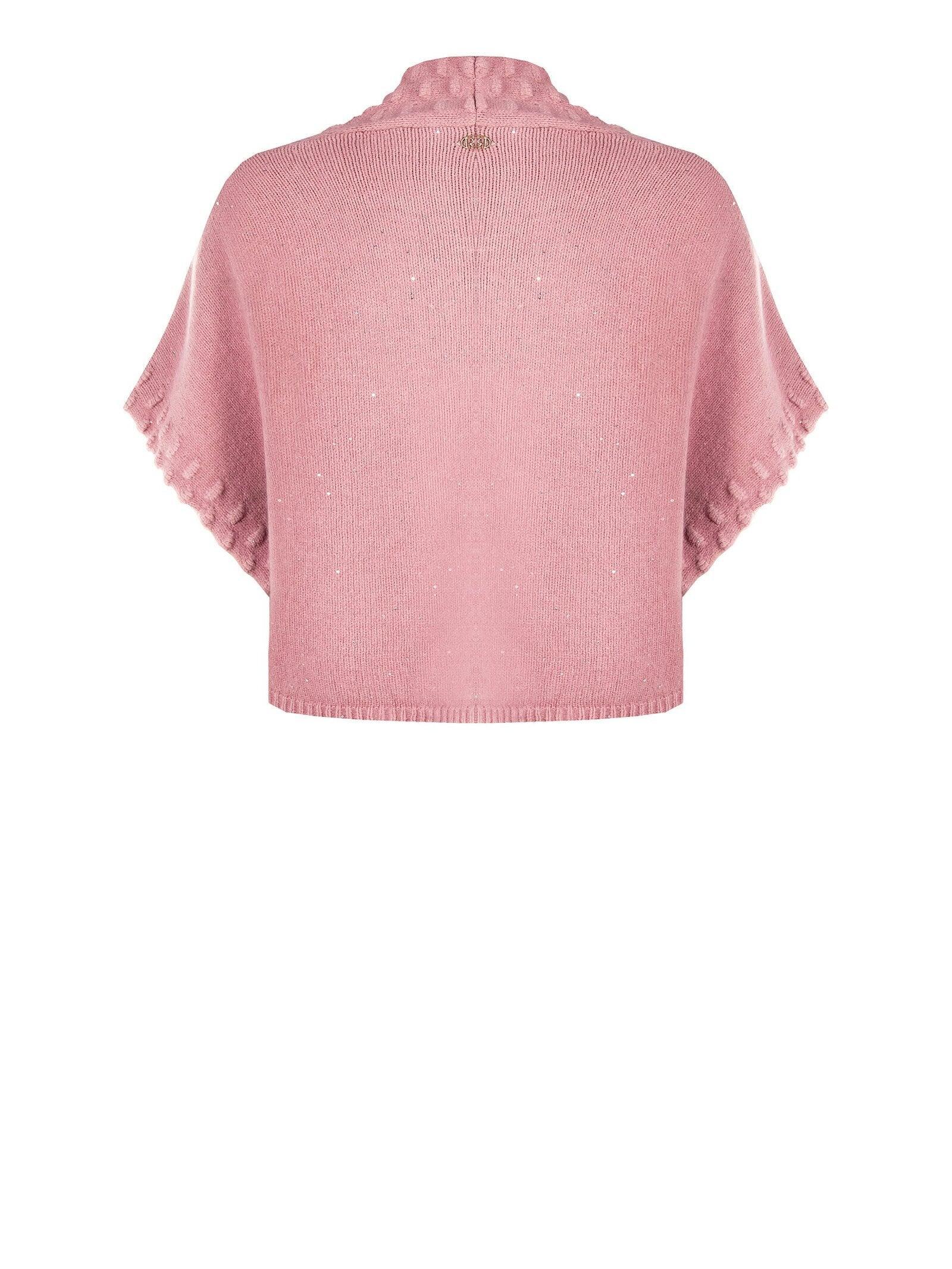 rinascimento curvy cardigan aperto con micropaille - Identity Look