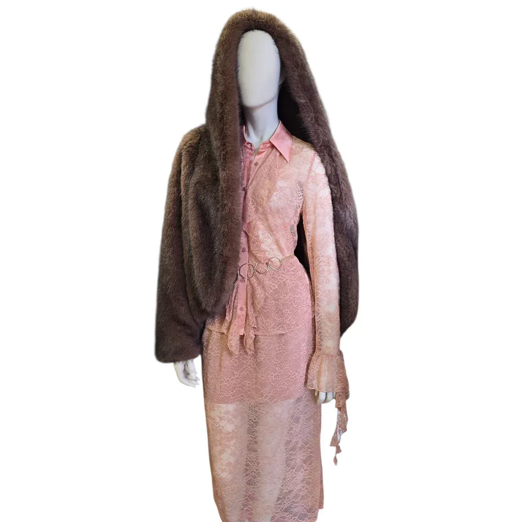 Le streghe bologna ecofur con cappuccio - Identity Look