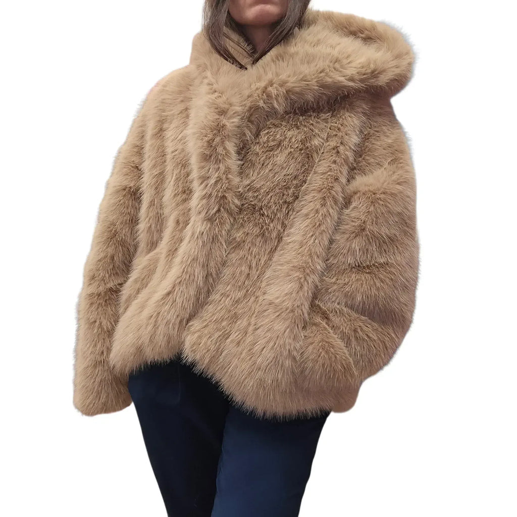 Le streghe bologna ecofur con cappuccio - Identity Look