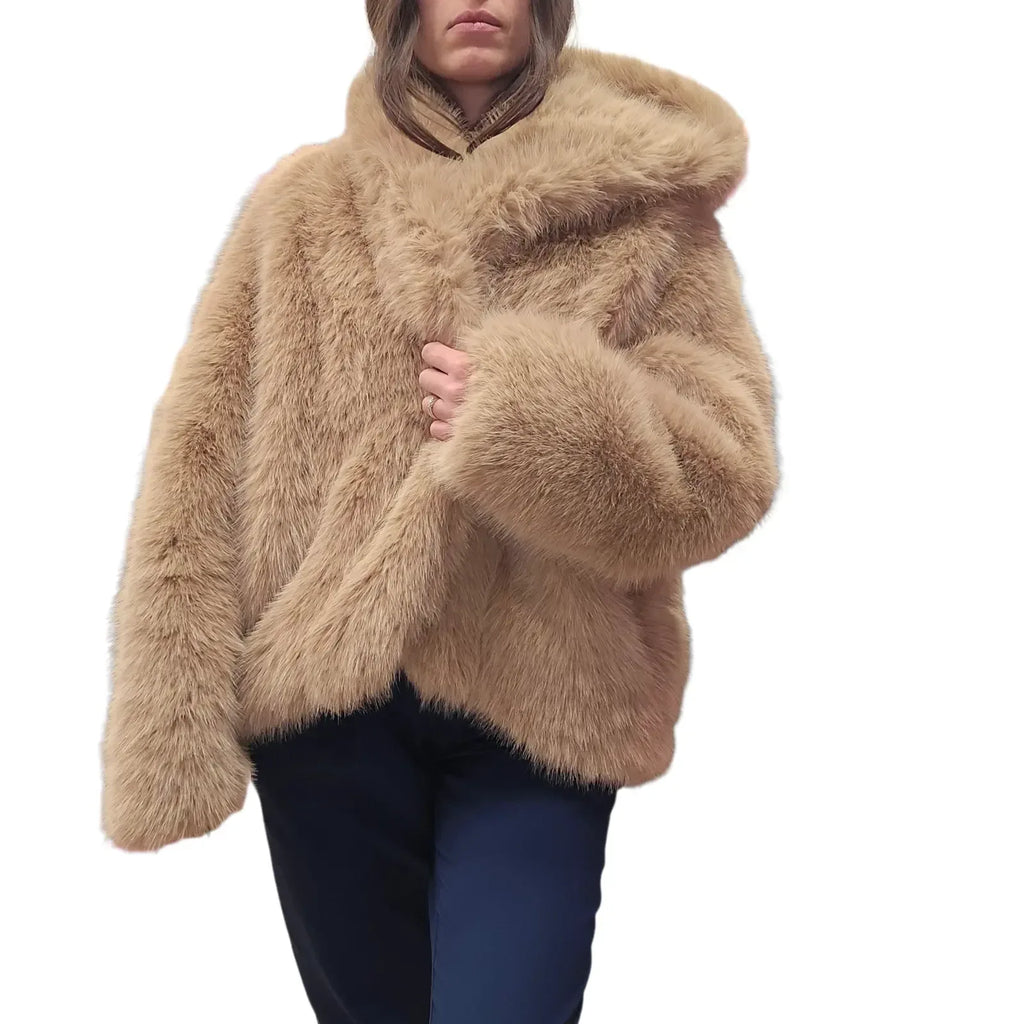 Le streghe bologna ecofur con cappuccio - Identity Look