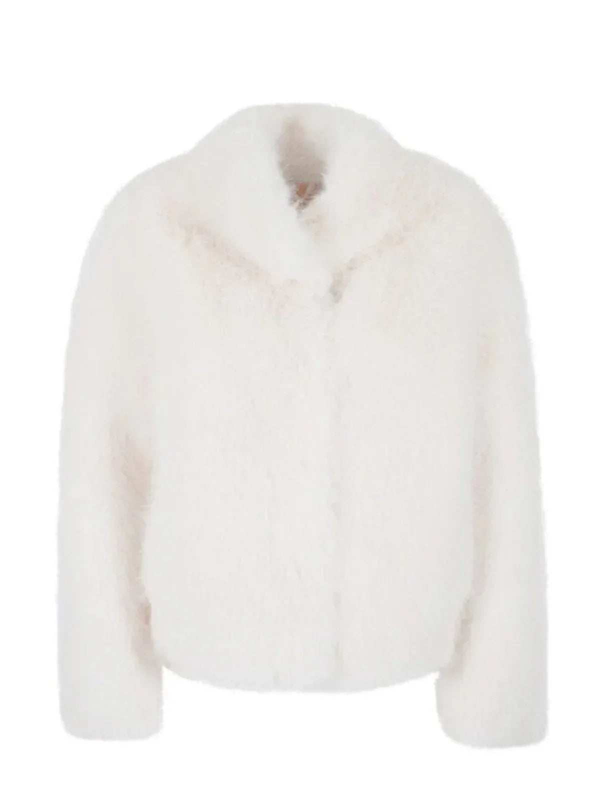 Eco pelliccia bianca reversibile montone Yeszee - Identity Look