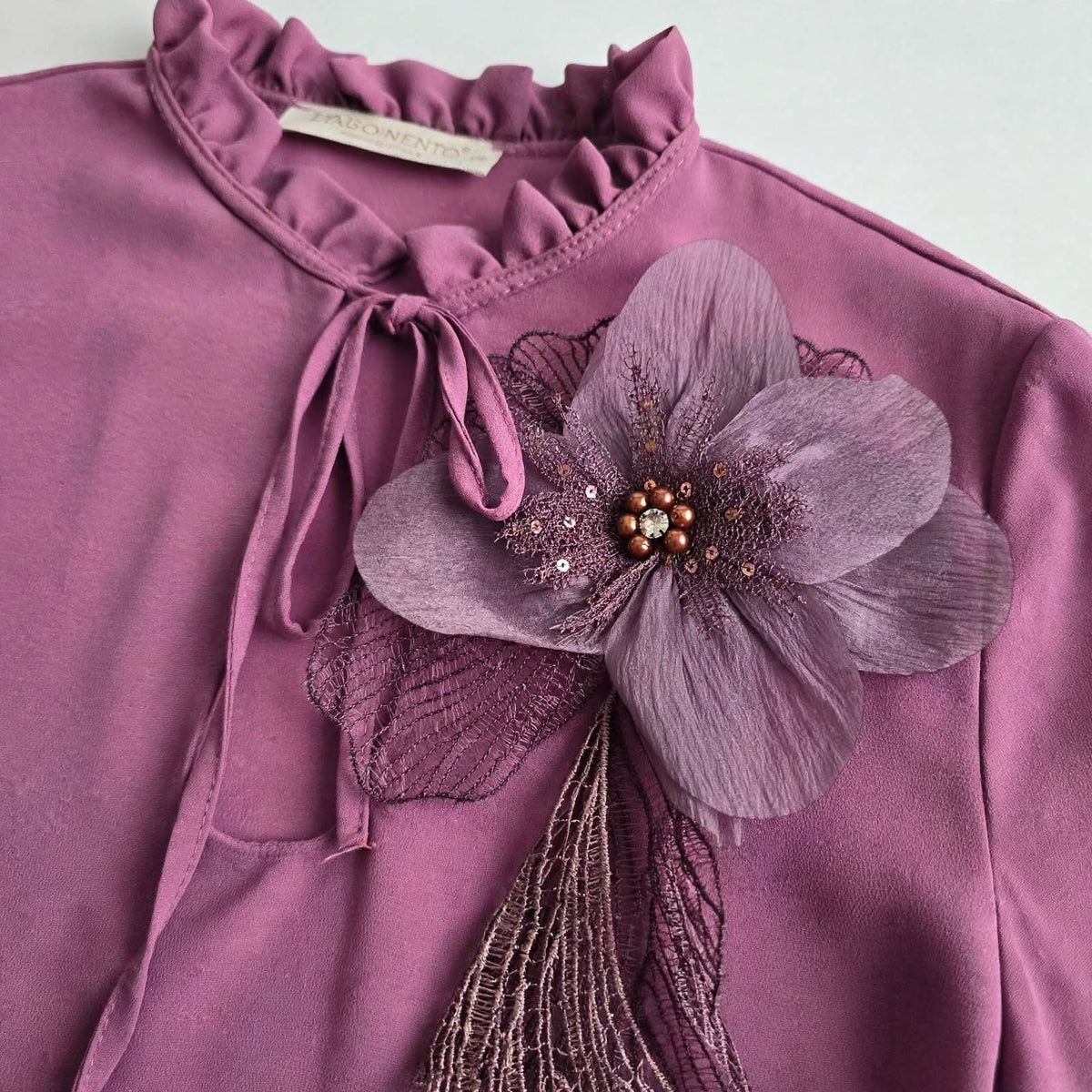 Rinascimento blusa rosa antico