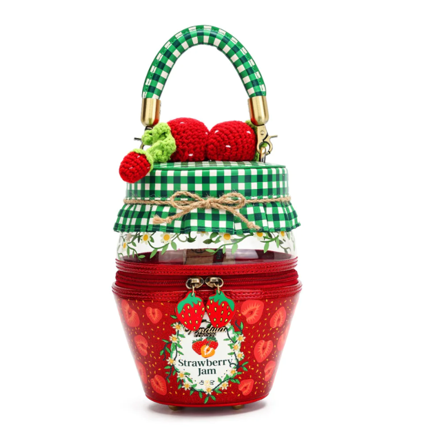 Vendula the farmhouse pantry- strawberry jam bag