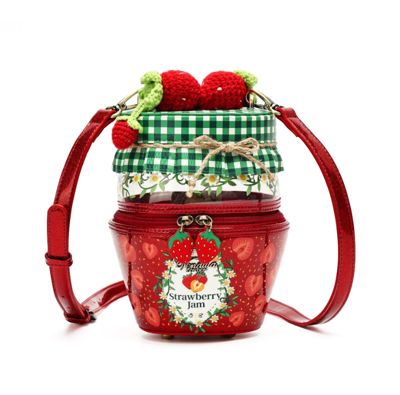 Vendula the farmhouse pantry- strawberry jam bag