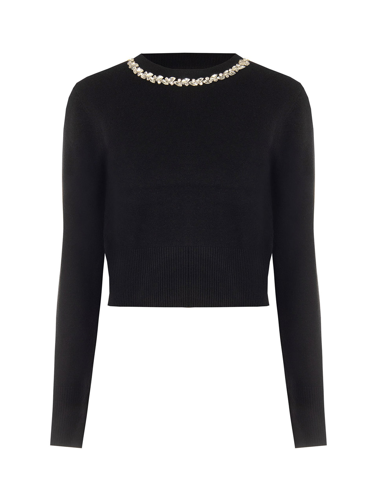 Rinascimento maglione von cristalli caboshon
