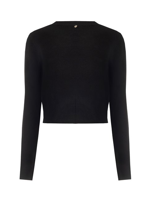 Rinascimento maglione von cristalli caboshon