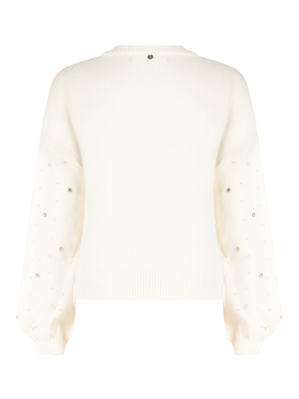 Rinascimento maglione con cristalli e perle