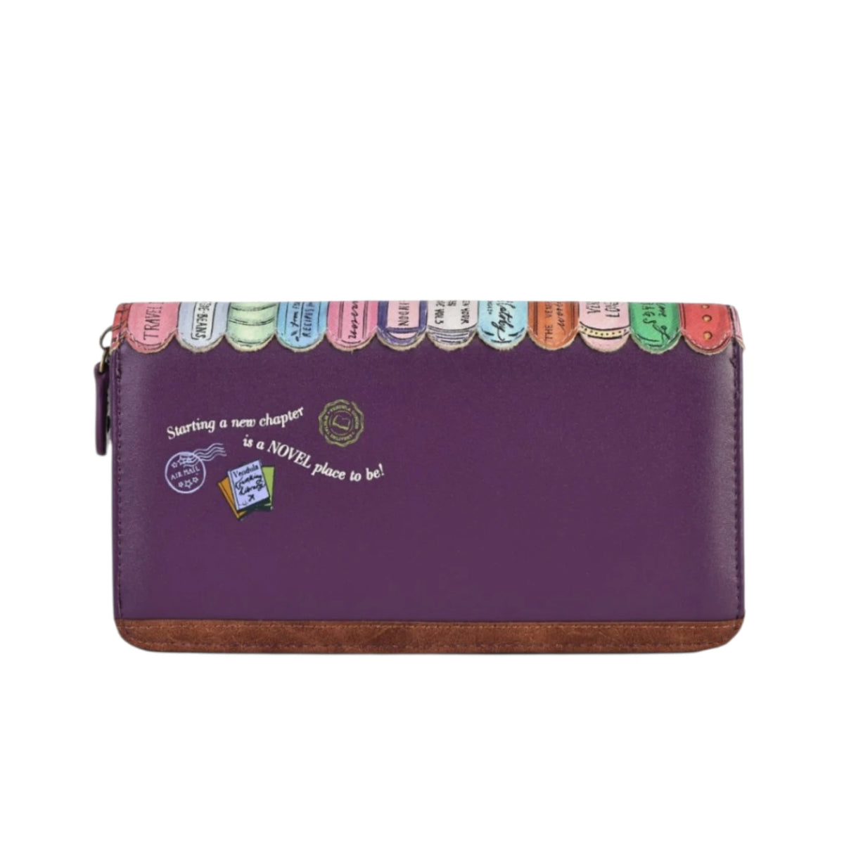 Vendula Travelling Library Bookshop Large Ziparound Wallet