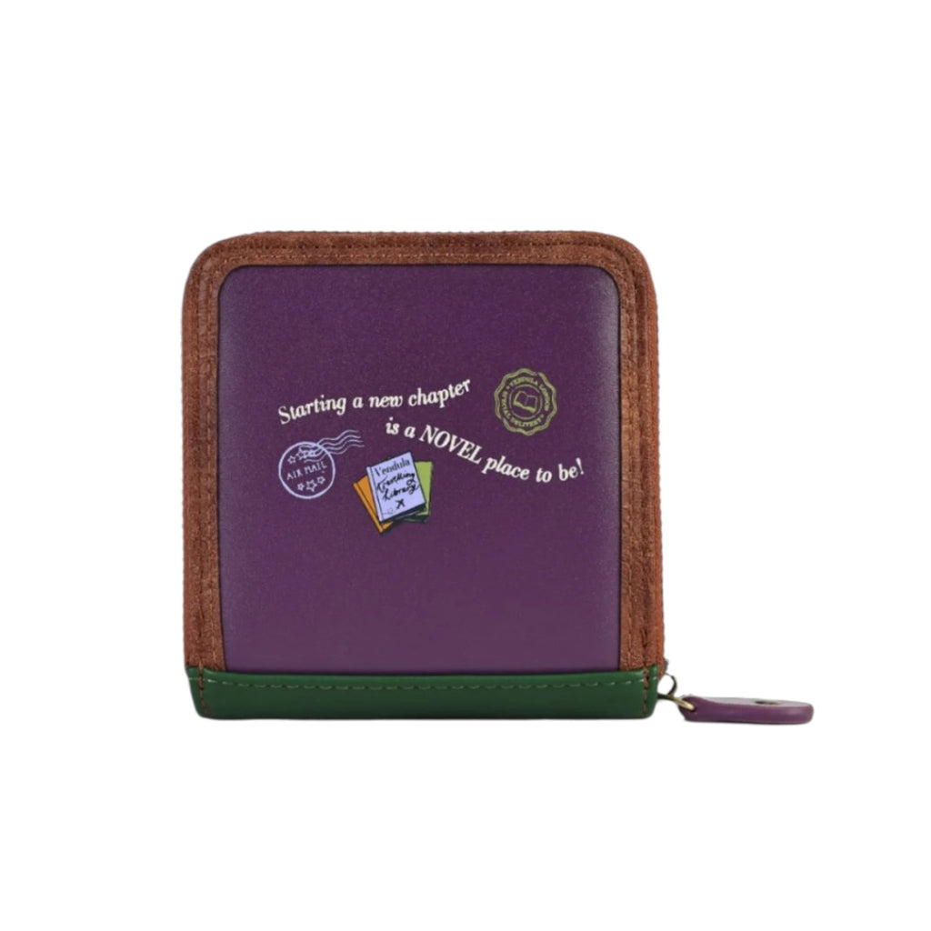 Vendula Travelling Library Bookshop Square Wallet