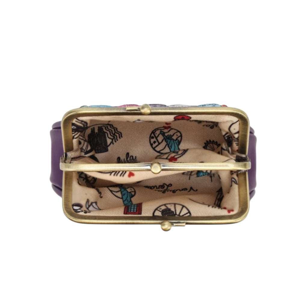 Vendula Travelling Library Bookshop Clipper Coin Purse