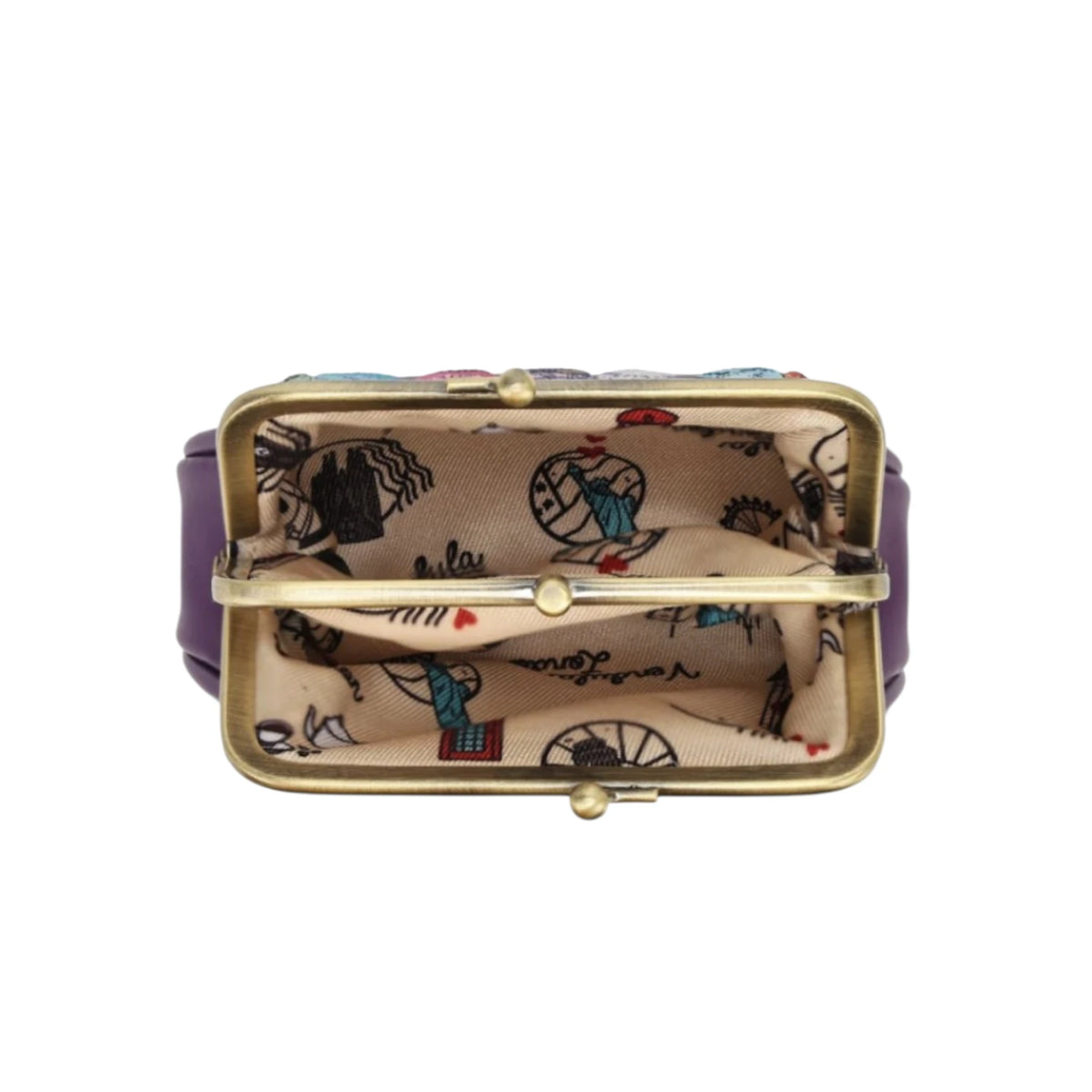 Vendula Travelling Library Bookshop Clipper Coin Purse