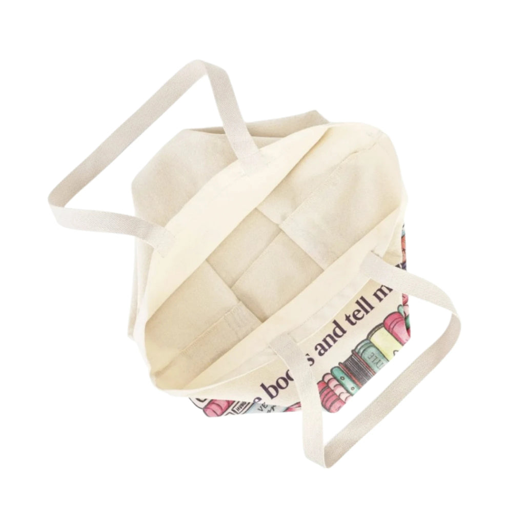 Vendula Travelling Library Bookshop Canvas Tote Bag