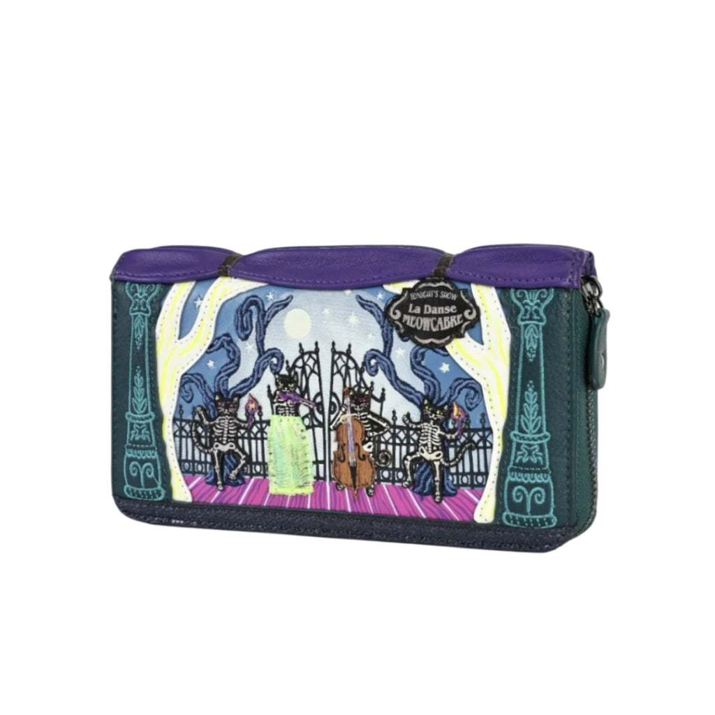 Vendula Haunted Theatre Large Ziparound Wallet