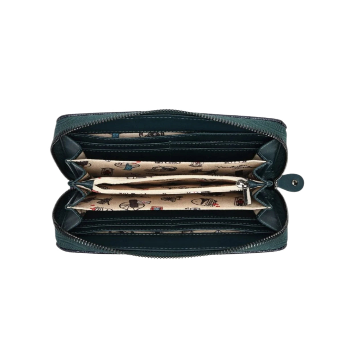 Vendula Haunted Theatre Large Ziparound Wallet