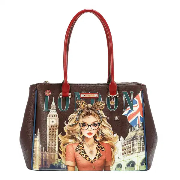 Nicole Lee tote bag London Eye