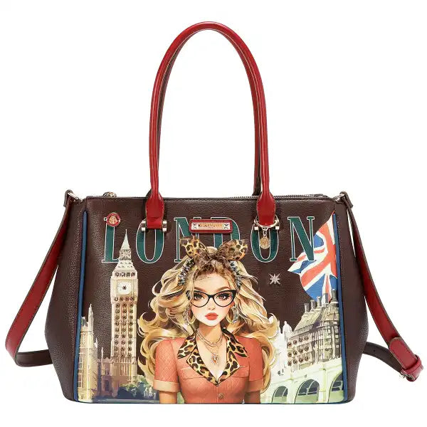 Nicole Lee tote bag London Eye