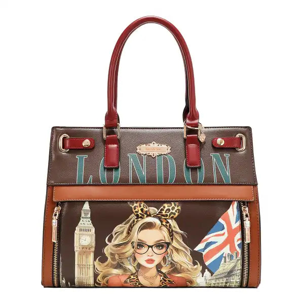 Nicole Lee borsa grande con scomparto termico London Eye