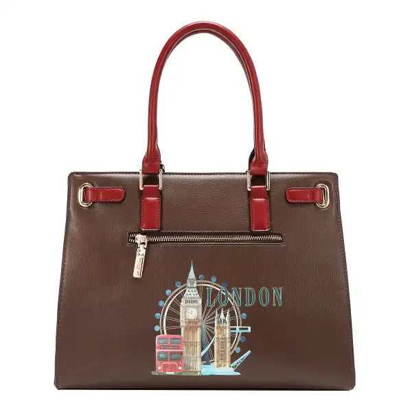 Nicole Lee borsa grande con scomparto termico London Eye