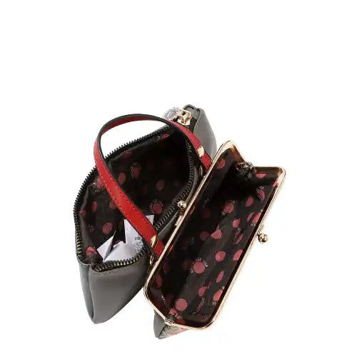 Nicole lee mini borsetta London Eye brown