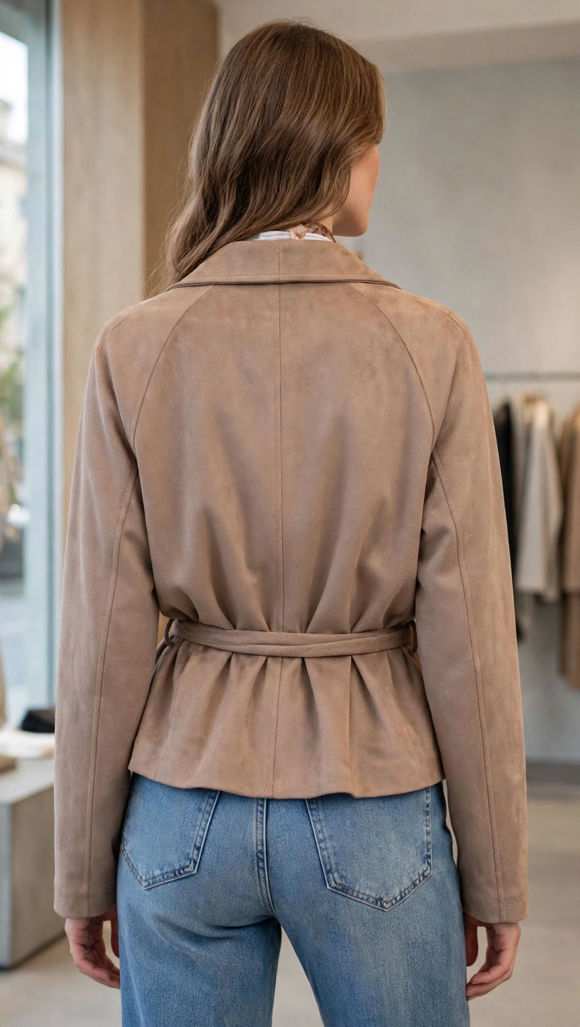 Le streghe giacca con fusciacca beige dainetto