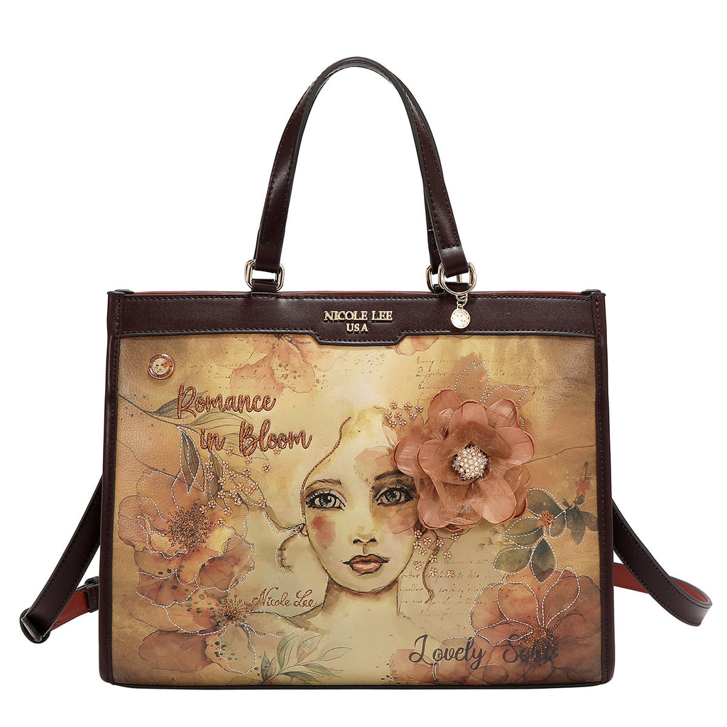 Nicole lee tote bag reflection of love
