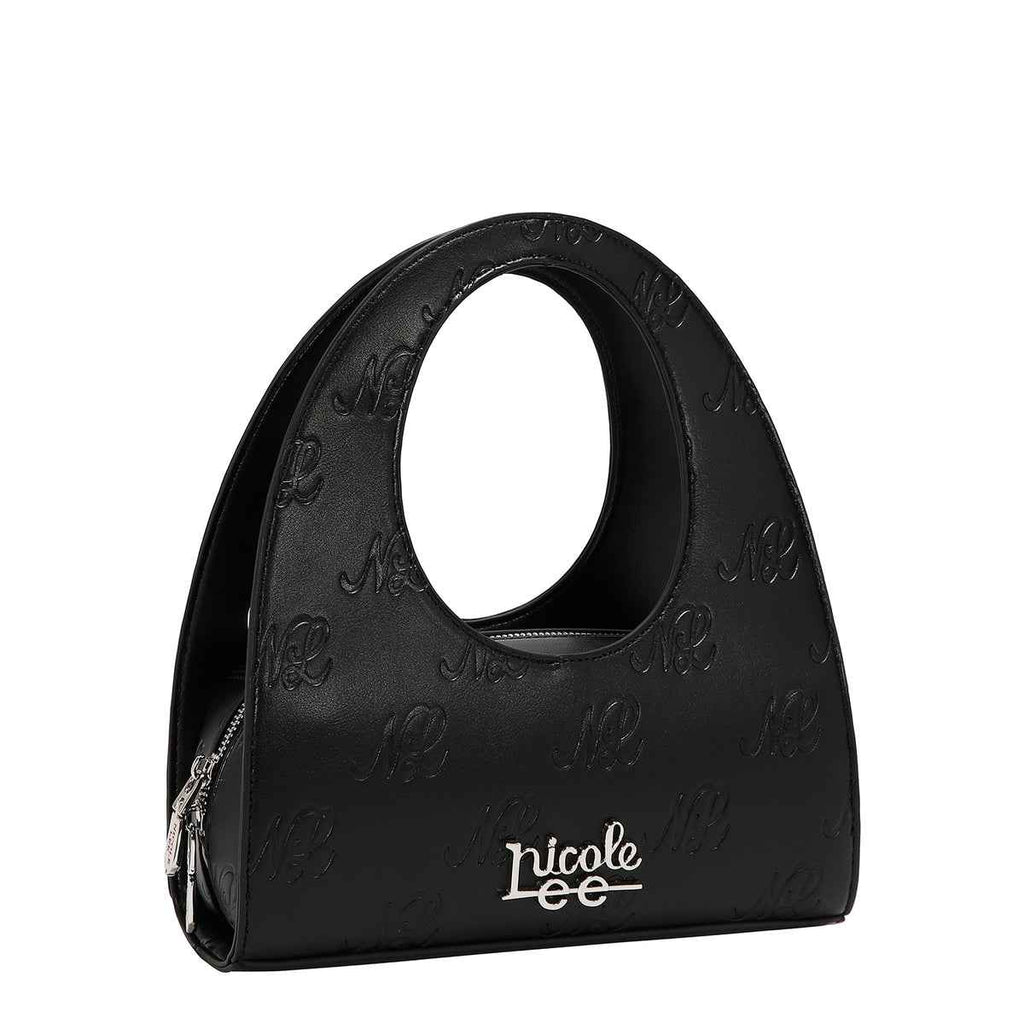 Nicole borsa embossed nera