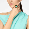 Sodini Anello a fiore Ribera - Blu