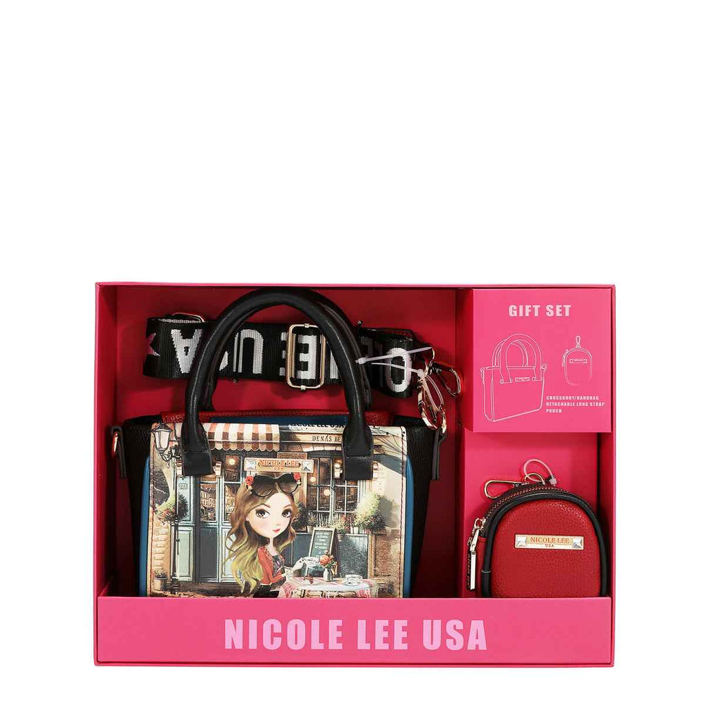 Nicole Lee box 2 pezzi borsa + mini pochette