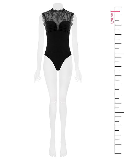 Rinascimento top smanixato birdeaux con pizzo e drappeggio