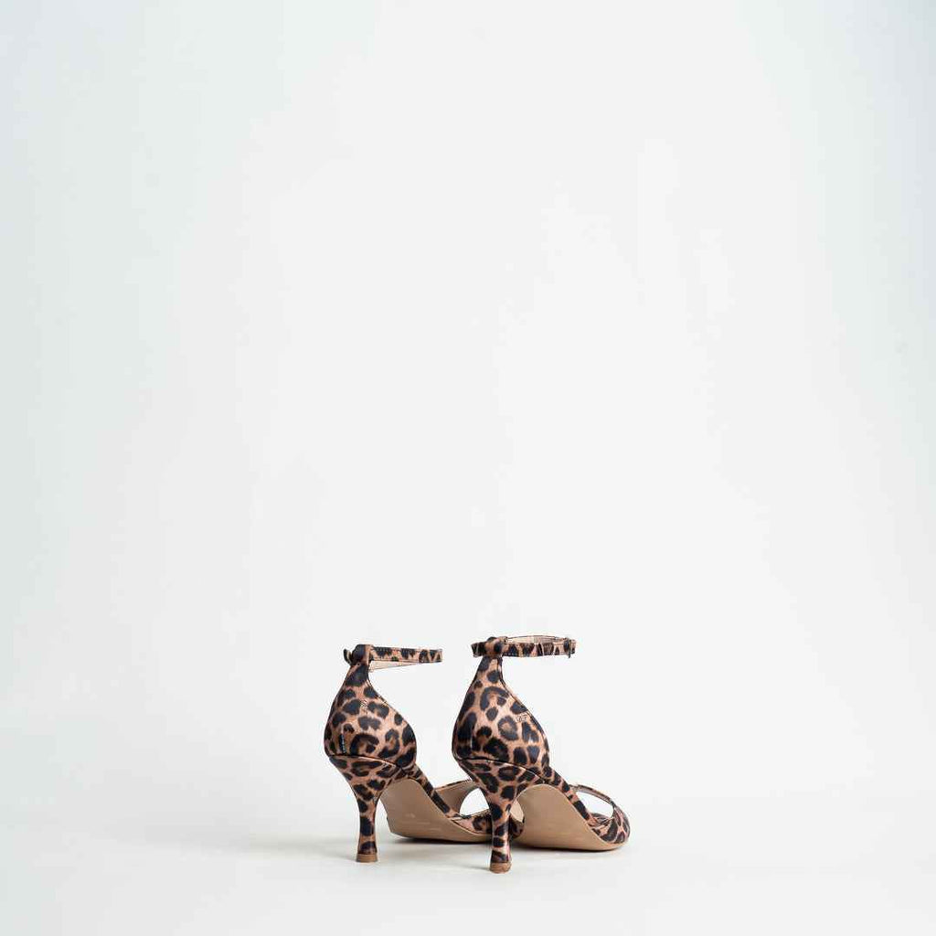 Divine follie - Sandalo con tacco animalier