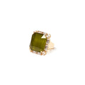 Anello quadrato Semira - Verde - Identity Look