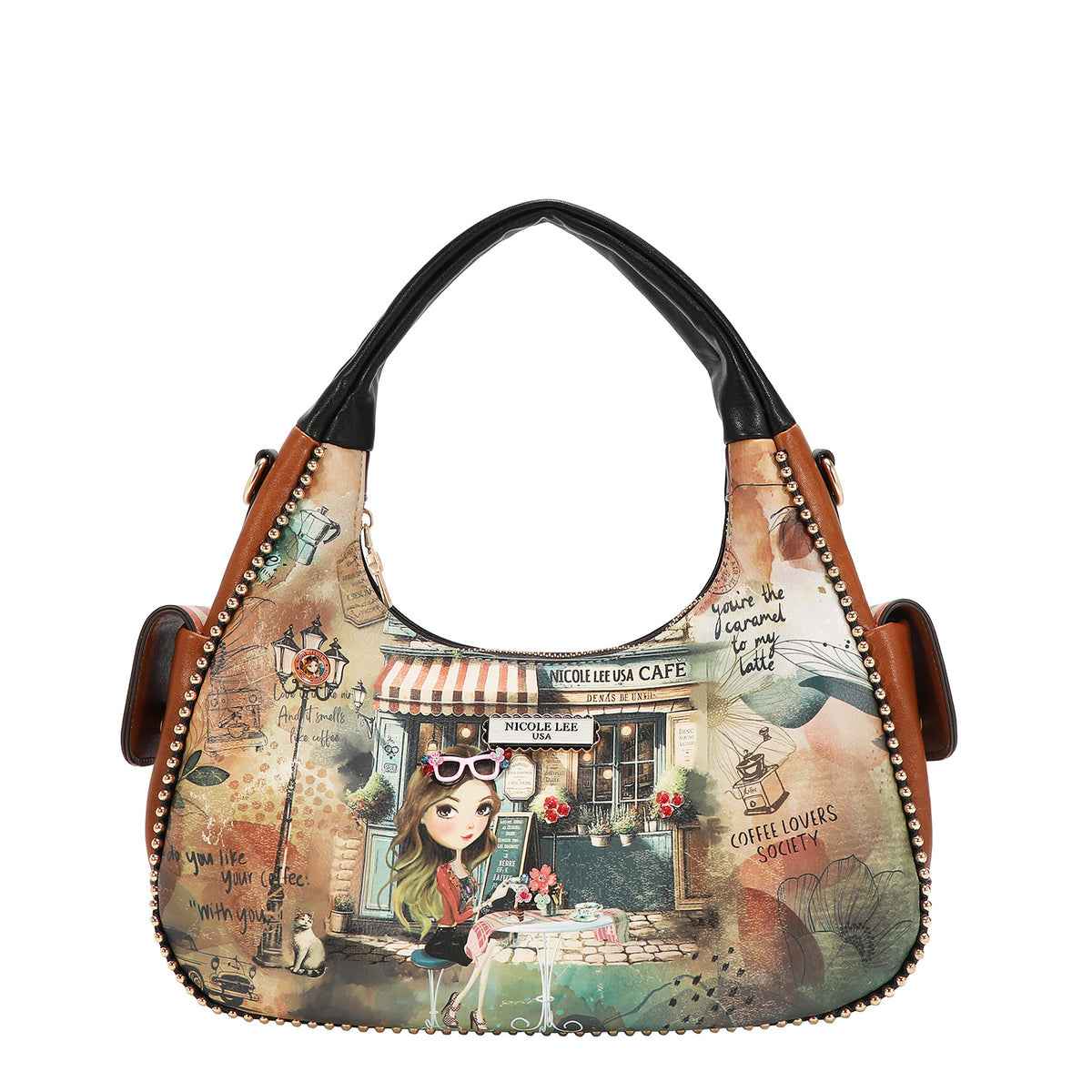 Nicole lee Borsa mezzaluna Virtual Friend