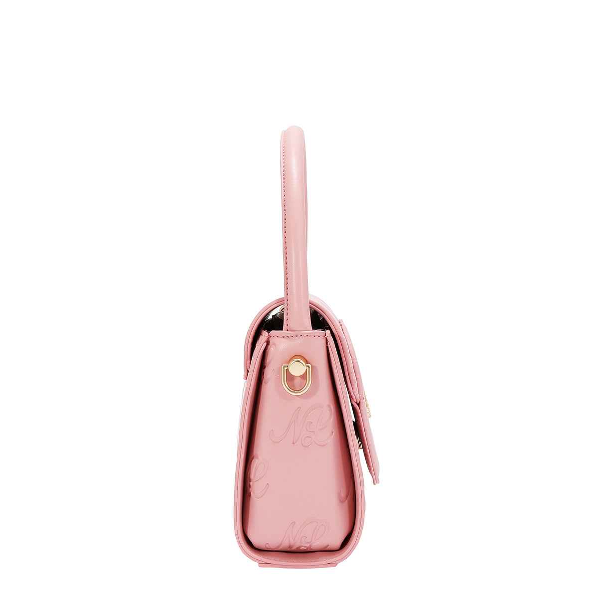 Nicole lee Borsa embossed cuore rosa