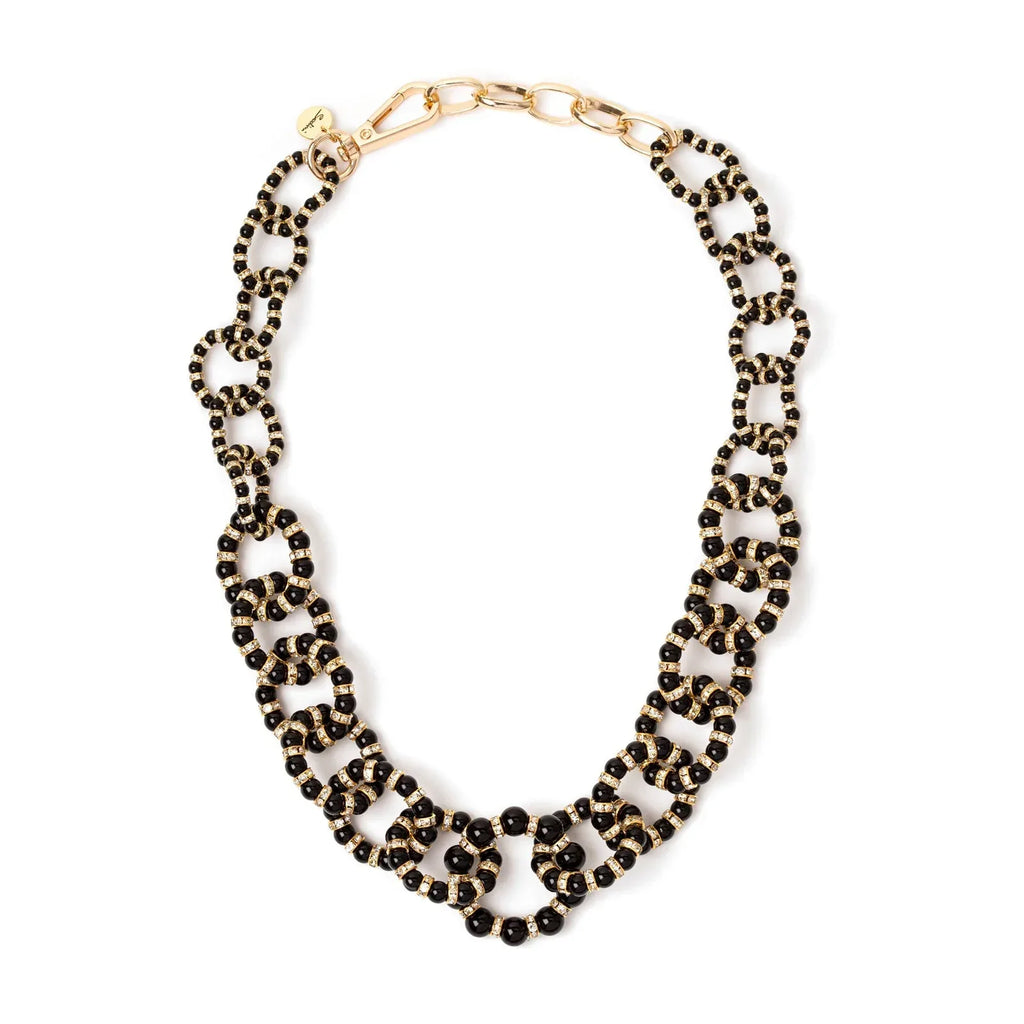 Sodini Collana corta a cerchi Drusilla - Nero - Identity Look