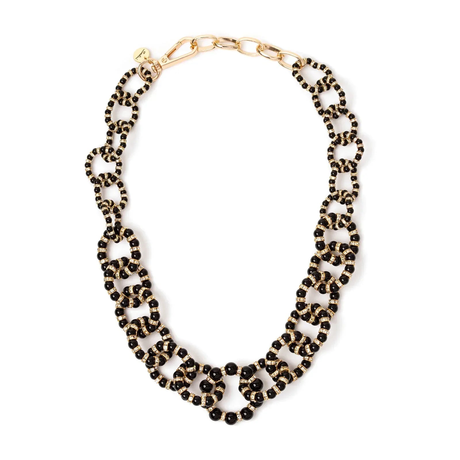 Sodini Collana corta a cerchi Drusilla - Nero - Identity Look