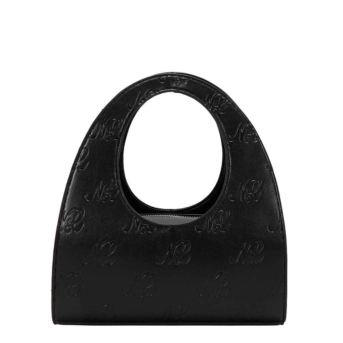 Nicole borsa embossed nera