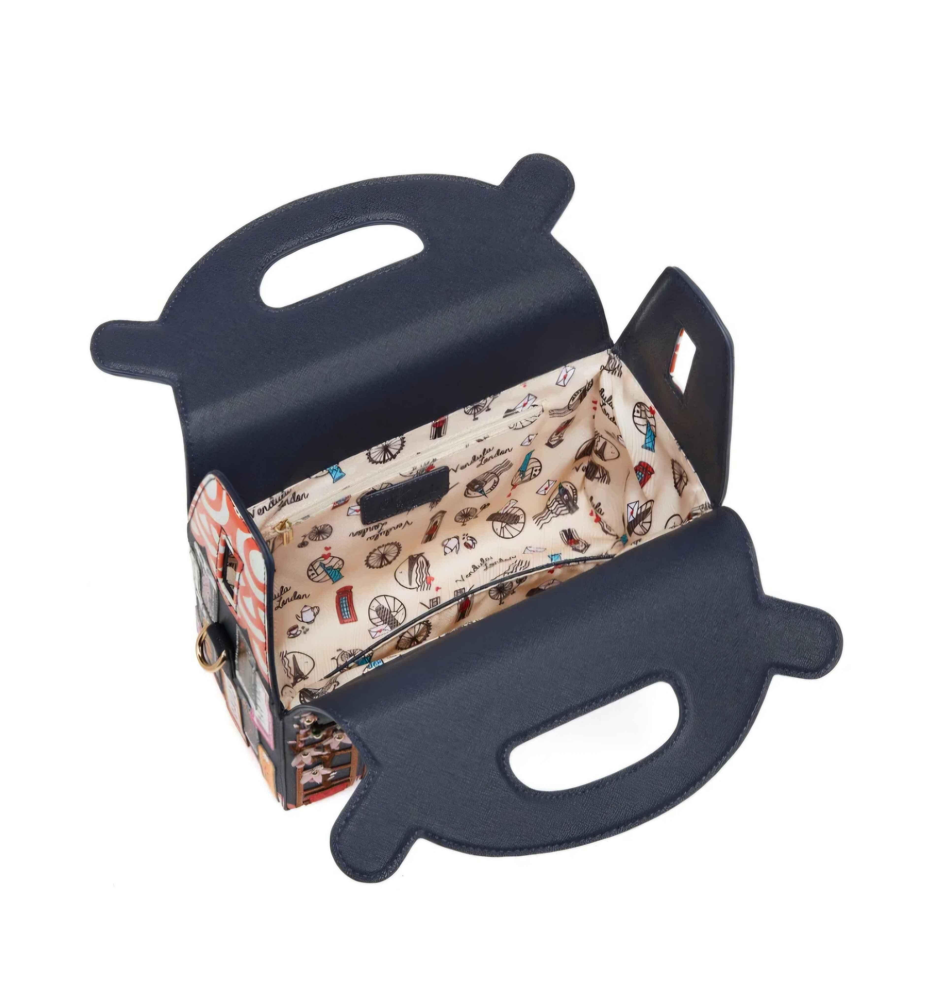 Vendula sushi blu edition Borsa Takeway box bag - Identity Look