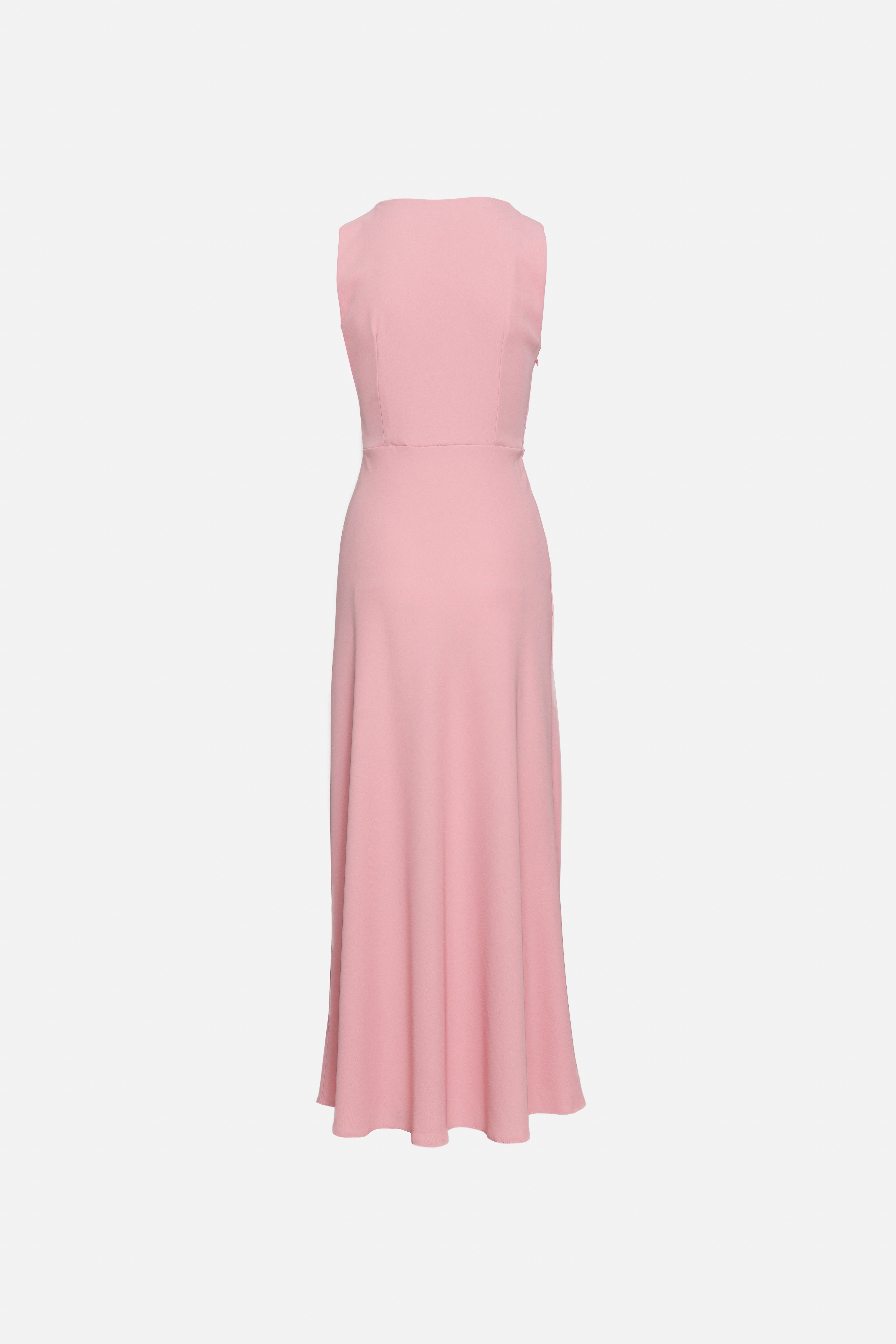saiph elegant light pink long dress