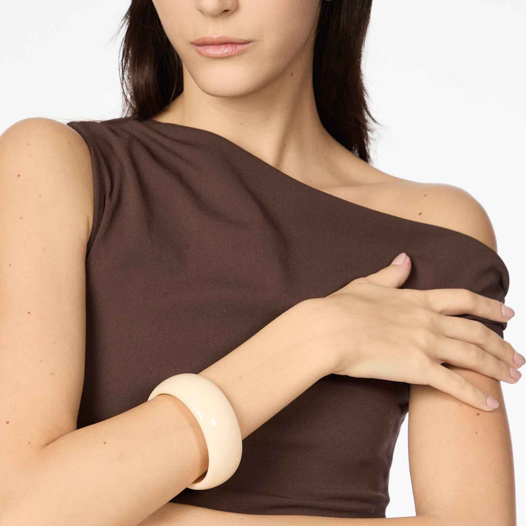 Sodini Bracciale rigido fascia alta Vieste - Avorio