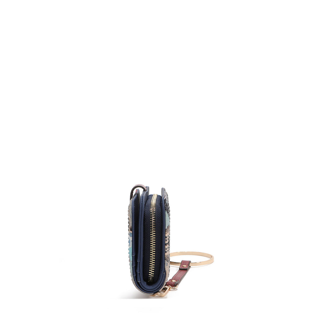 Nicole Lee portafoglio strass con anello